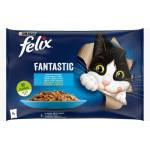 FELIX Fantastic Adult мутипак пауч със сьомга и писия - 0.34кг