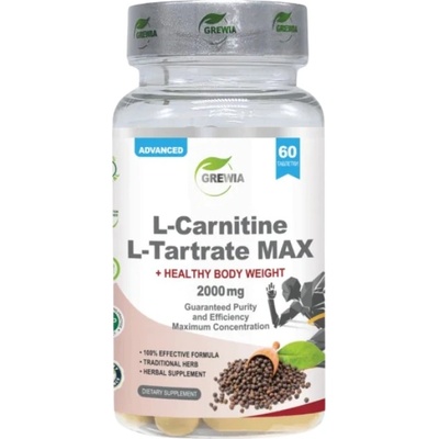 Grewia L-Carnitine L-Tartrate МАХ+ 1000 mg [60 капсули]