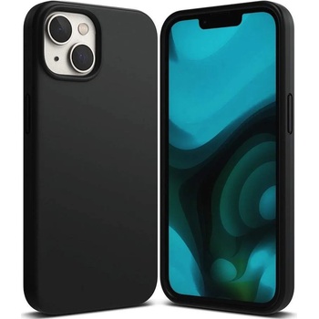 Ringke Soft Silicone Case - силиконов (TPU) калъф за iPhone 14 (черен)