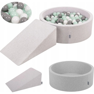 KiddyMoon PPZP-OK30D-112 suchý bazén + 100 míčků – Hledejceny.cz