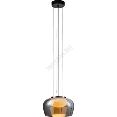 Candellux Пендел на кабел INSIEME 1xGX53/10W/230V, диаметър 35 см, опушено черно (CA1193)