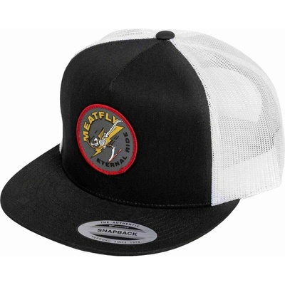 Meatfly шапка Thunderbolt Trucker Grey Eternal / Black | Черна | Meatfly | Cheren | МЪЖЕ | ЕДИН РАЗМЕР