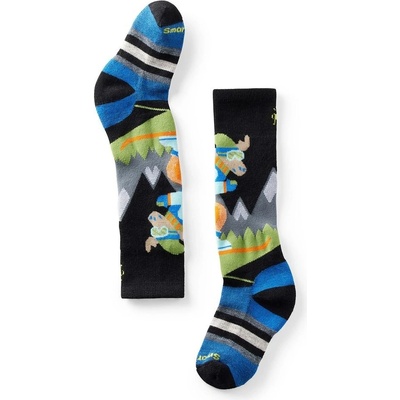 Smartwool K WINTERSPORT FC MOUNTAIN MOOSE PTRN OTC black