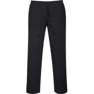 Portwest chef c070 / Панталон за готвач с връзки, къс - черен xxl (c070bksxxl)