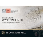 St Cuthberts Mill Saunders Waterford HP+ Скицник 20 51 x 36 cm 300 g White (T45930001011M)