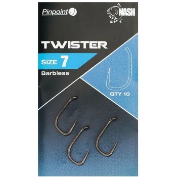 Kevin Nash Twister Barbless vel.7 10 ks