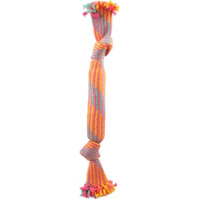 Dog Fantasy preťahovadlo so zvukom vzor 1 2 knoty 40 cm
