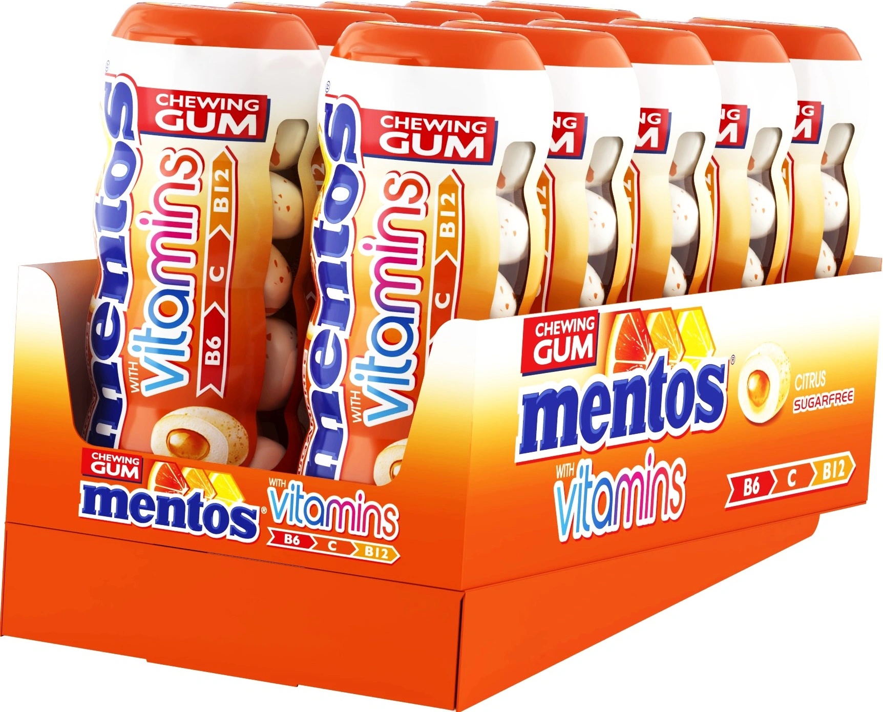 Mentos Pure Fresh Gum Vitamins 10 x 26 g