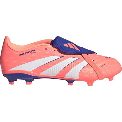 adidas Юношески футболни бутонки Adidas Predator League Fold-Over Tongue Junior Firm Ground Football Boots - Orange/White