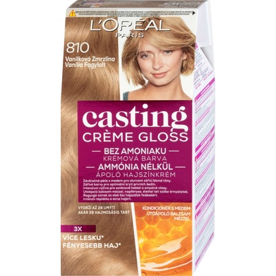 L’Oréal Casting Crème Gloss barva na vlasy 810 vaniková zmrzlina
