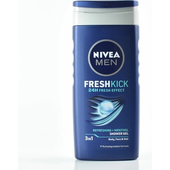 Nivea Men Fresh Kick sprchový gél 250 ml