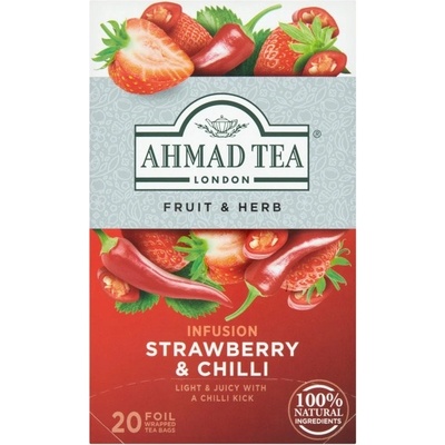 Ahmad Tea Infusion STRAWBERRY & CHILLI 20 x 1,8 g – Zboží Dáma