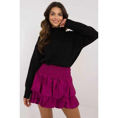 Italy moda volánová sukňa fialová