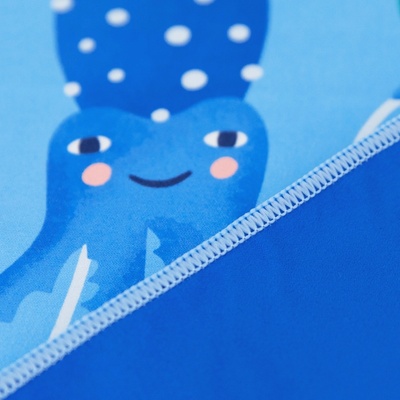 Spokey KIDDY Rychleschnoucí sportovní ručník 80 x 160 cm mořský svět