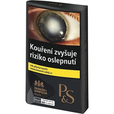 P&S Black Tabák cigaretový 30 g 10 ks