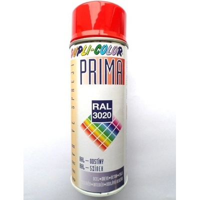 Univerzální korekční sprej PRIMA | RAL 3020 dopravní červená - lesklá | 400 ml