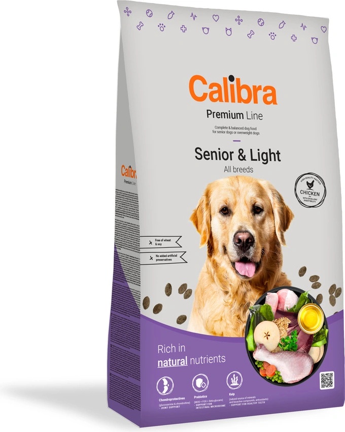 Calibra Dog Premium Line Senior & Light 12 kg Calibra Dog Premium Line Senior & Light 12 kg