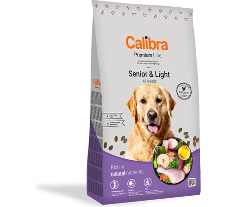Calibra Dog Premium Line Senior & Light Beef 12 kg