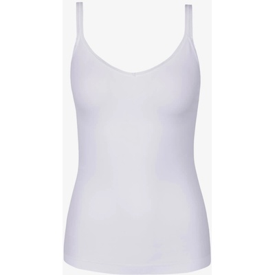 Pieces Бяла дамска блуза с горнище от платнени парчета Pieces | Byal | ЖЕНИ | XS/S