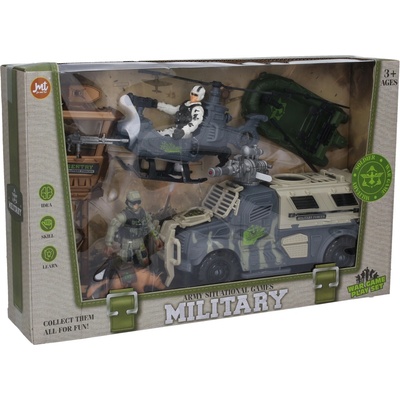 Wiky Vojenský set s figúrkami a efektmi WKW039690
