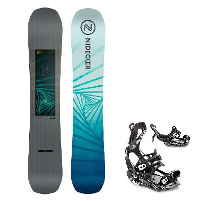 Snowboard komplet Nidecker Merc + vázání Fastec FT360 black Velikost: 156 cm, Velikost vázání: L