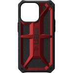 Urban Armor Gear Противоударен Калъф за iPhone 13 Pro, UAG Monarch Case, Червен (810070362935)