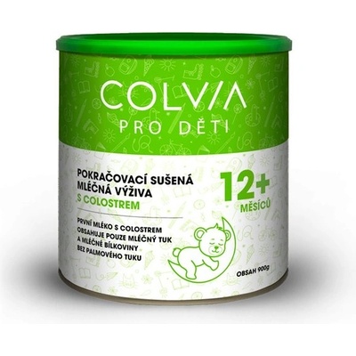 Colvia Pokračovací kojenecké mléko s colostrem 12+ 900 g
