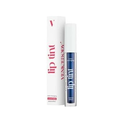 VENICEBEAUTY Lip Tint Tattoo Effect Barevná rtěnka tmavě červená 3 ml