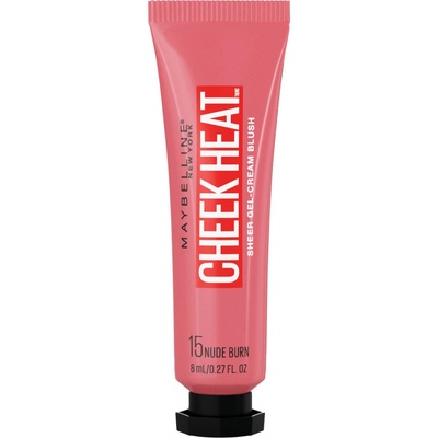Maybelline Face Studio Cheek Heat krémová lícenka 15 Nude Burn 10 ml
