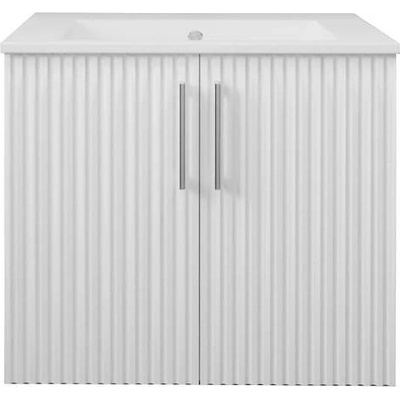 VISOTA МЕБЕЛ ЗА БАНЯ ЕВА 65 С УМИВАЛНИК И ПЛАВНО ЗАТВАРЯНЕ 65х43х58 pvc КОНЗОЛЕН