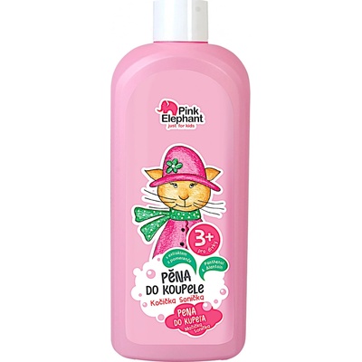 Pink Elephant Mačička Sonička pena do kúpeľa pre dievčatká 500 ml