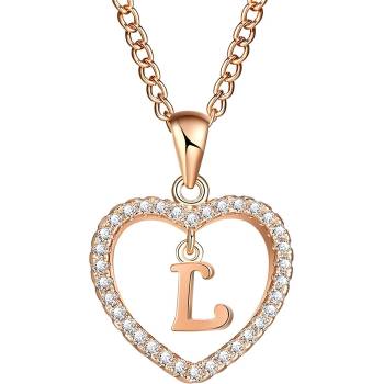 HARAHU Колие Писмо - l / Златно kp5195 (5195)