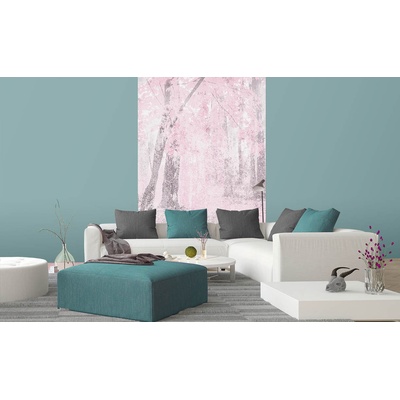 DIMEX ART Флизелинов фототапет абстрактна розова гора 150 x 250 см