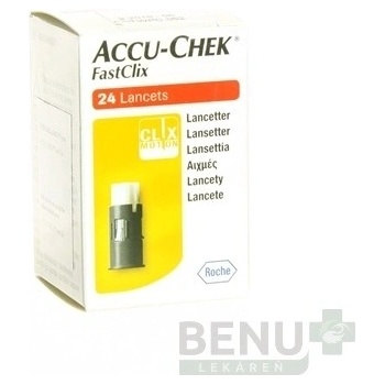 Accu Chek Fastclix lancets 24 ks