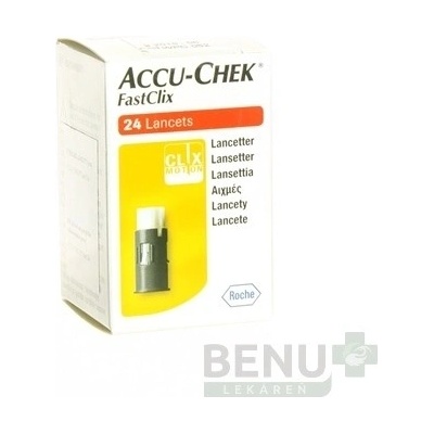 Accu Chek Fastclix lancets 24 ks