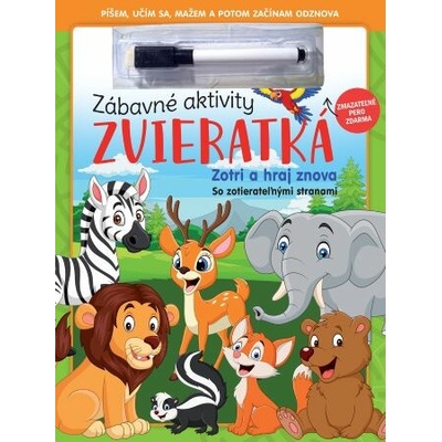 Zábavné aktivity zvieratká - zotri a hraj znova