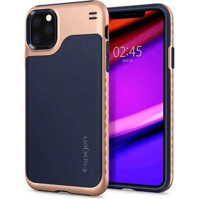 Spigen Hybrid NX Case - хибриден кейс с висока степен на защита за iPhone 11 Pro Max (син)