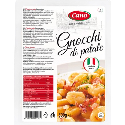 Cano Gnocchi di patate zemiakové halušky 0,5 kg