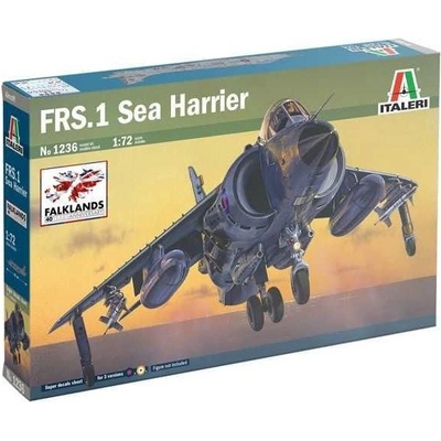 Italeri Model Kit letadlo 1236 SEA HARRIER FRS.1 1:72