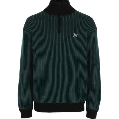 IRIEDAILY Мъжки пуловер Iriedaily La Flag Troyer Jumper - Forest (017-4078-0211)
