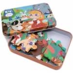 One Dollar puzzle in a metal box 22 pcs. (357877)