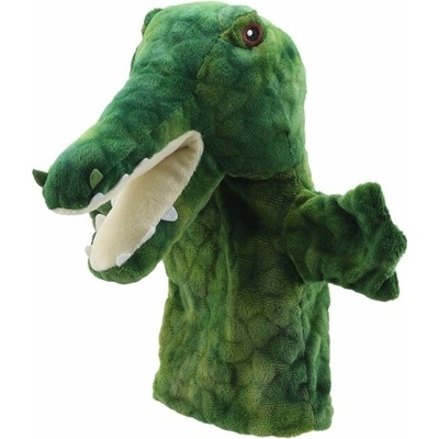 The Puppet Company Ltd. Maňásek na ruku - šetrní kamarádi - Krokodýl (Crocodile – ECO Puppet Buddies – Animals 25 cm)