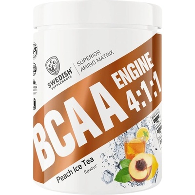 Swedish Supplements BCAA Engine 4: 1: 1 [400 грама] Студен чай праскова