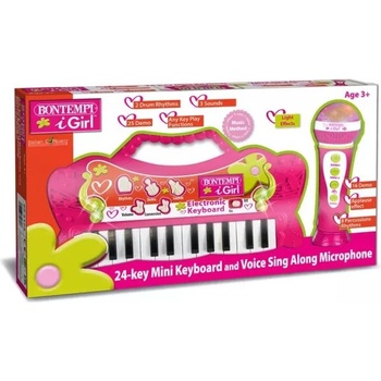 MOLDING Bontempi: Синтезатор с 24 клавиши и микрофон (602172)