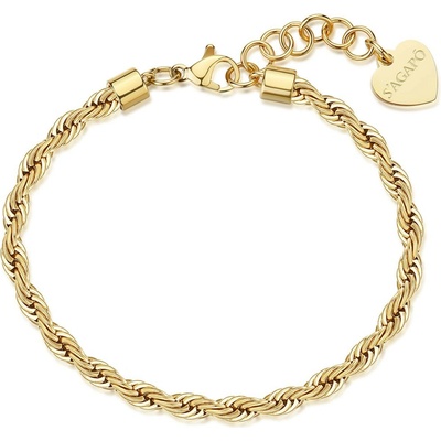 S'Agapõ Něžný pozlacený náramek Valis Chunky SHK115