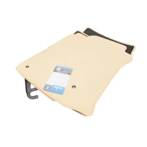 CarMart Мокетни стелки за TOYOTA Land Cruiser J120 (2003-2009) / J150 (2009-2023) - 3 врати - бежов