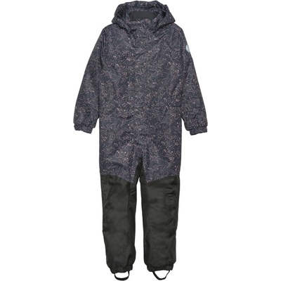 COLOR KIDS Coverall AOP phantom Černá
