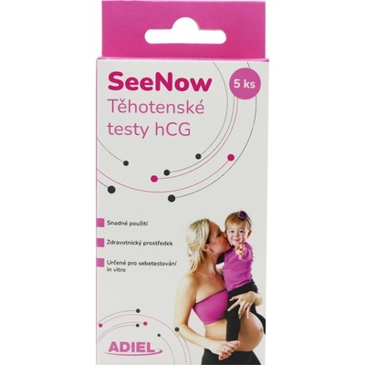 See Now rýchly tehotenský test hCG 5 ks