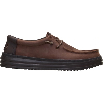 Hey Dude Rev Tumbled leather hnedé