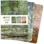 Flame Tree Publishing Claude Monet Set of 3 Midi Notebooks | Flame Tree Studio